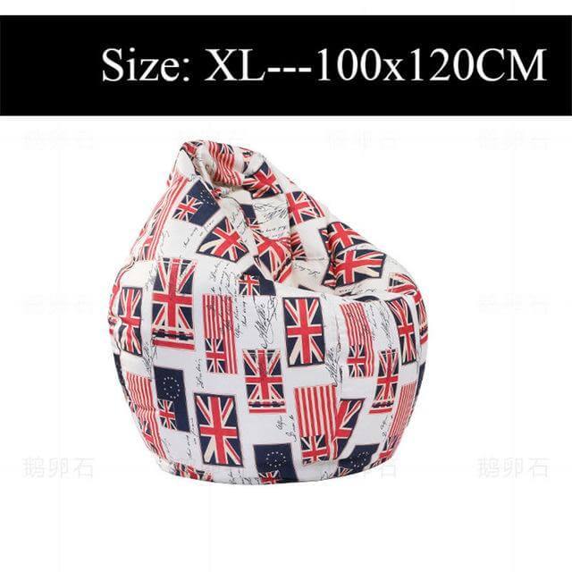 Sikunuo | Printed Lounger Sofa Bean Bags