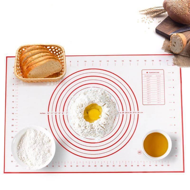 Sikunuo | Silicone  Non-Stick Baking Pizza Mats