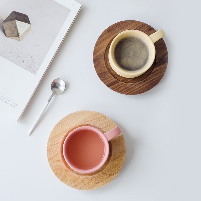 Sikunuo | Nordic Colorful Elegant Matte Coffee Mugs