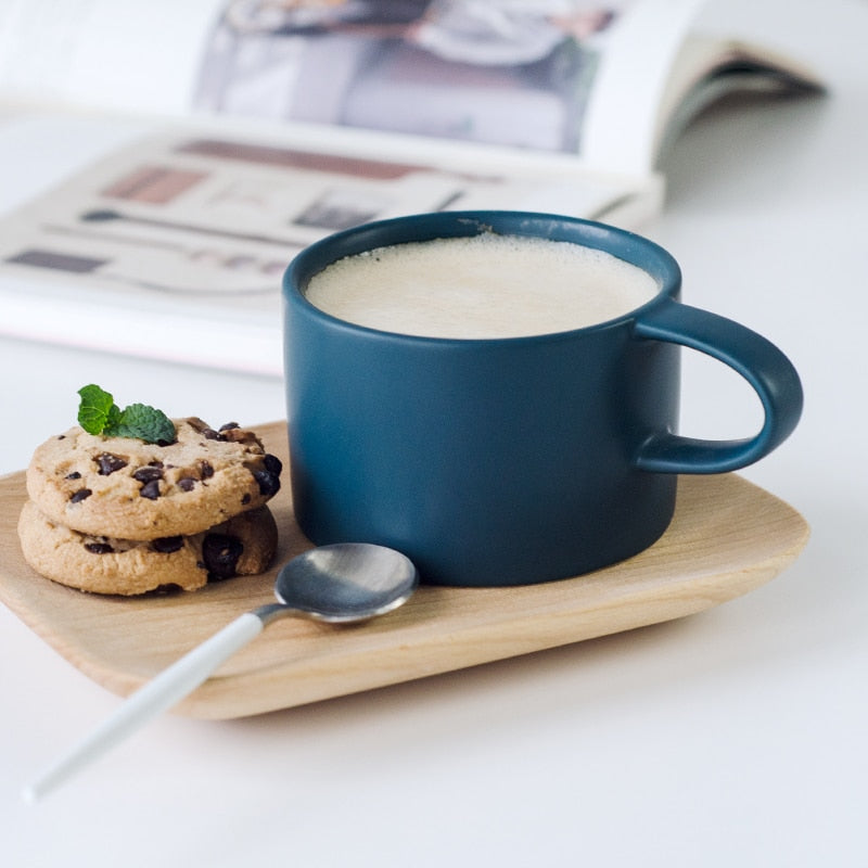 Sikunuo | Nordic Colorful Elegant Matte Coffee Mugs