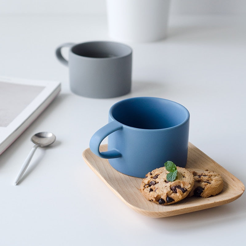 Sikunuo | Nordic Colorful Elegant Matte Coffee Mugs