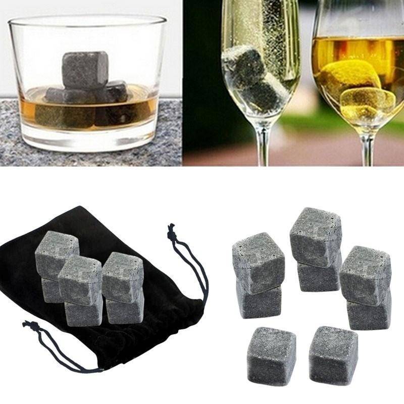 Sikunuo | Whisky Ice Stones With Velvet Pouch
