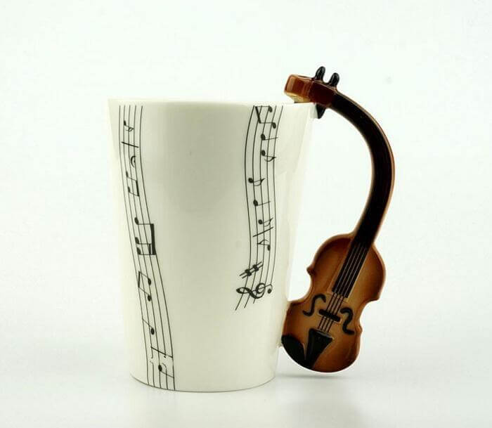 Sikunuo | Guitar Style Ceramic Mug