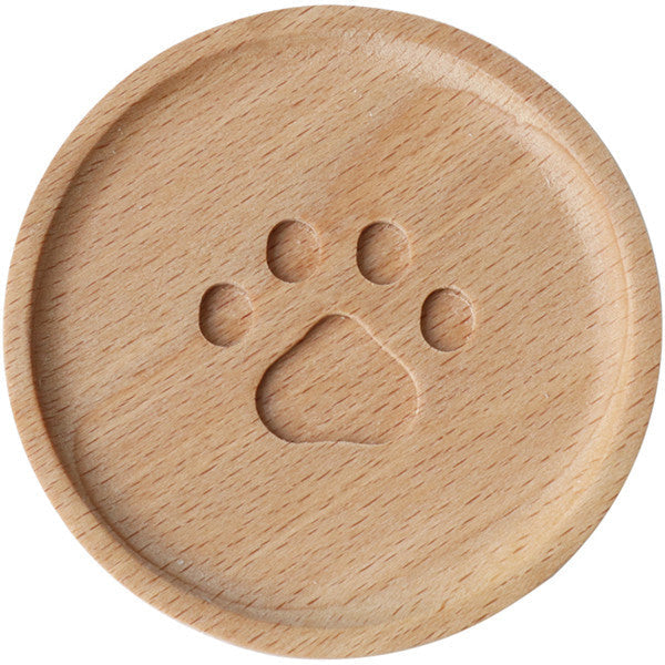 Sikunuo | Cute Cat Paw Wooden Coaster