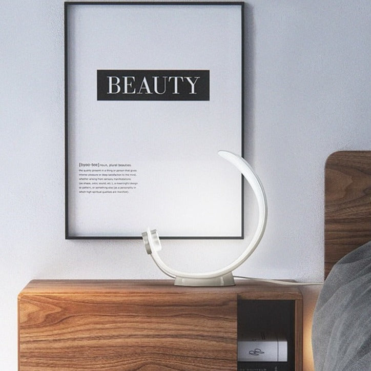 Sikunuo | Modern Nordic Curl Table LED Lamp