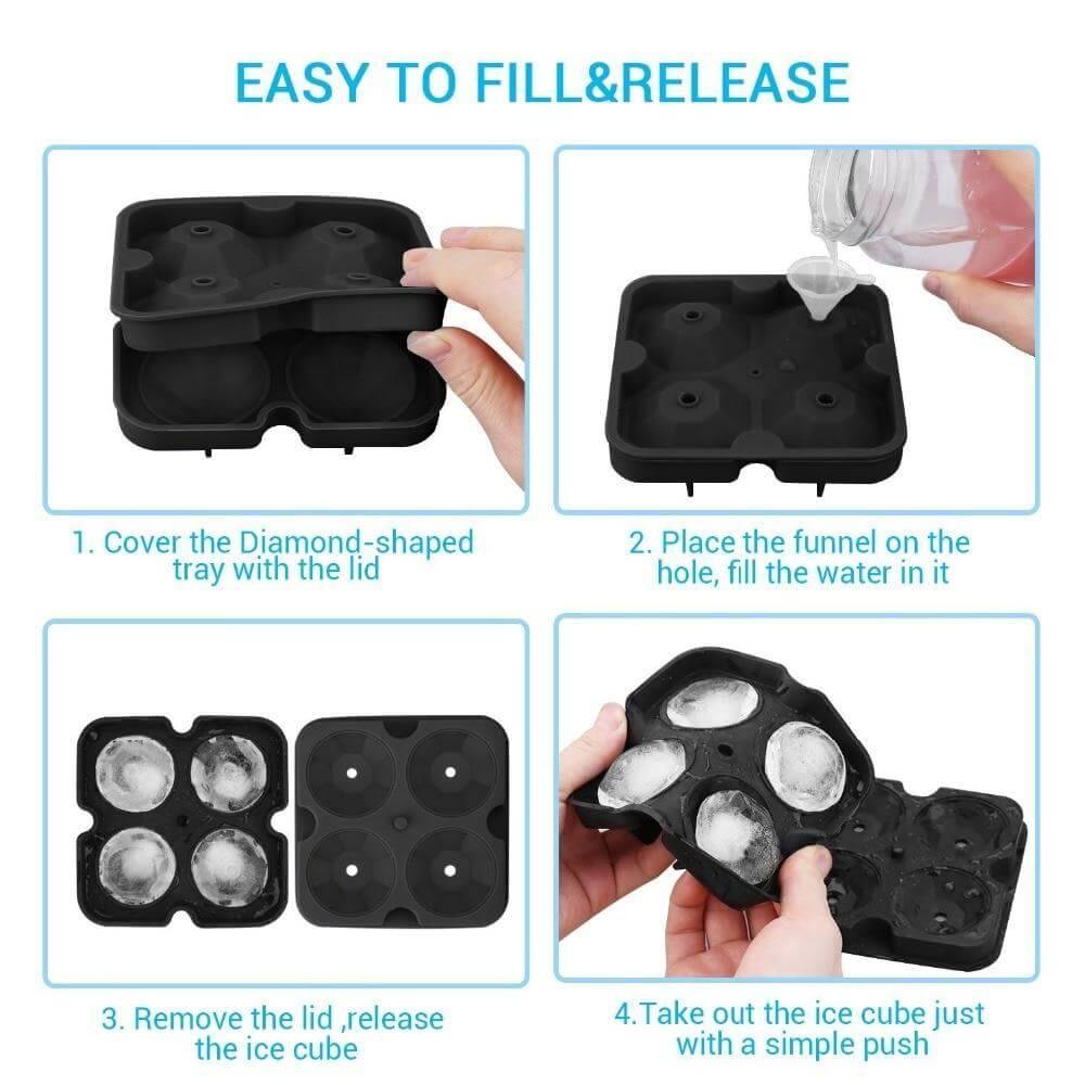 Sikunuo | Creative 3D Ice Cube Maker