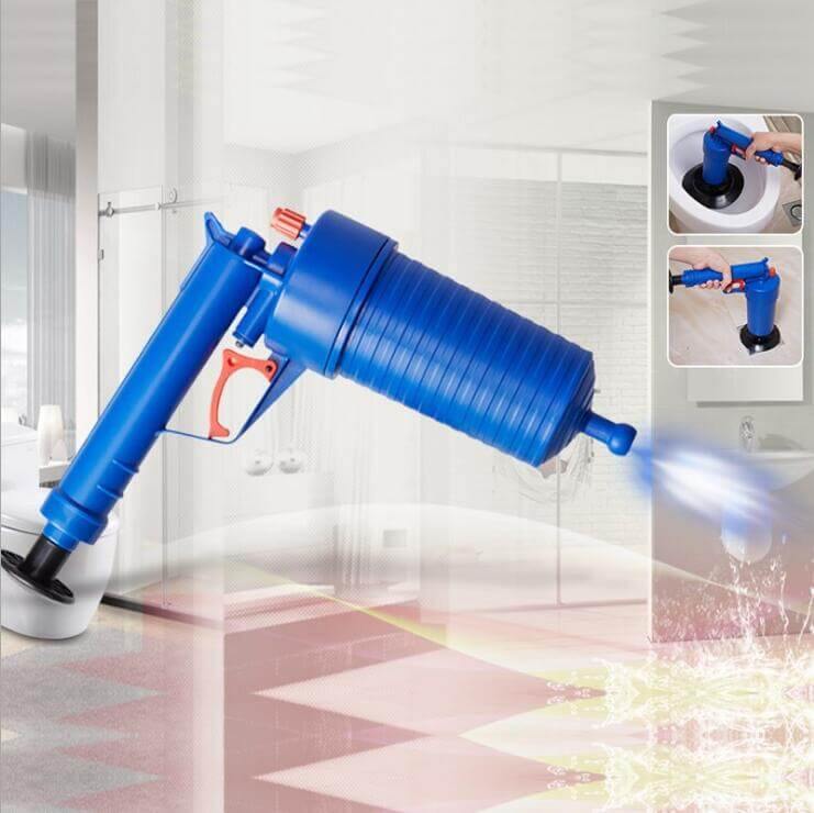Sikunuo | High Pressure Air Drain Clog Remover Pump Plunger Kit