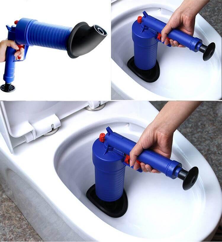 Sikunuo | High Pressure Air Drain Clog Remover Pump Plunger Kit