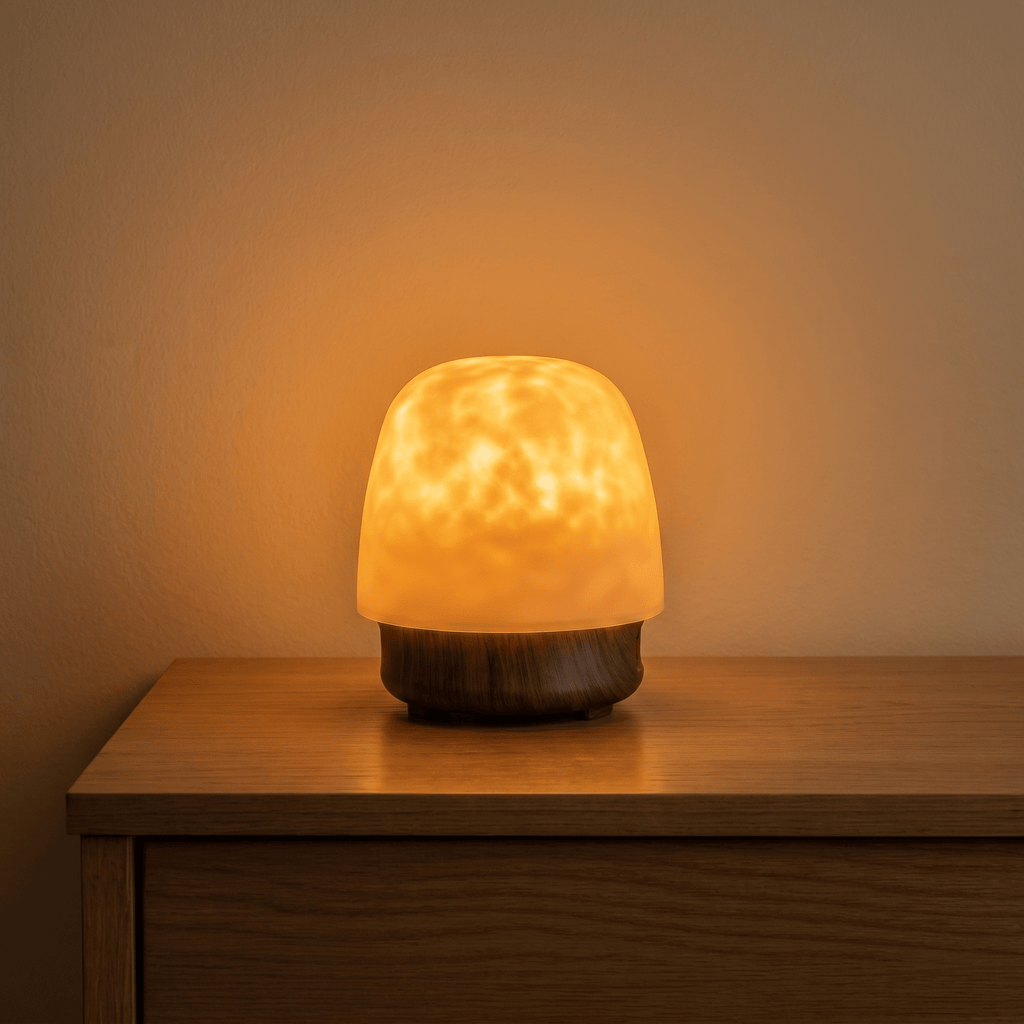 Sleep Aid Night Light with Soothing Ambient Glow for Bedroom & Nursery