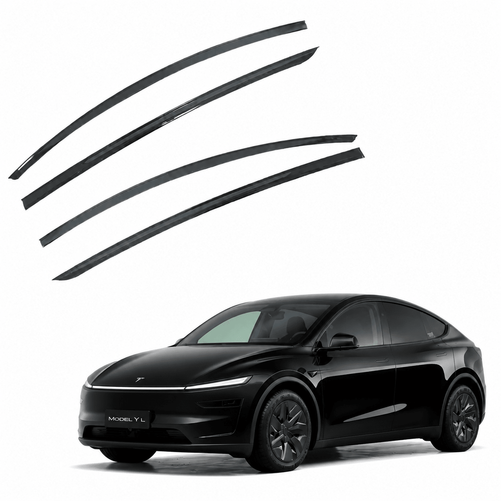 Rain Guards Window Vent Visors for Tesla Model YL 6-Seater 2026+ (4-Piece)