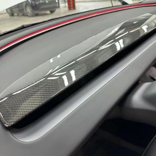 Real Carbon Fiber Replacement Dashboard Cover for Model Y Standard
