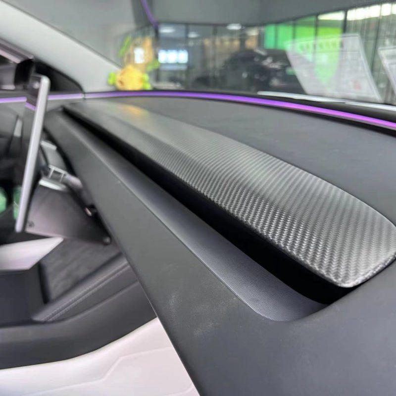 Real Carbon Fiber Replacement Dashboard Cover for Model Y Standard