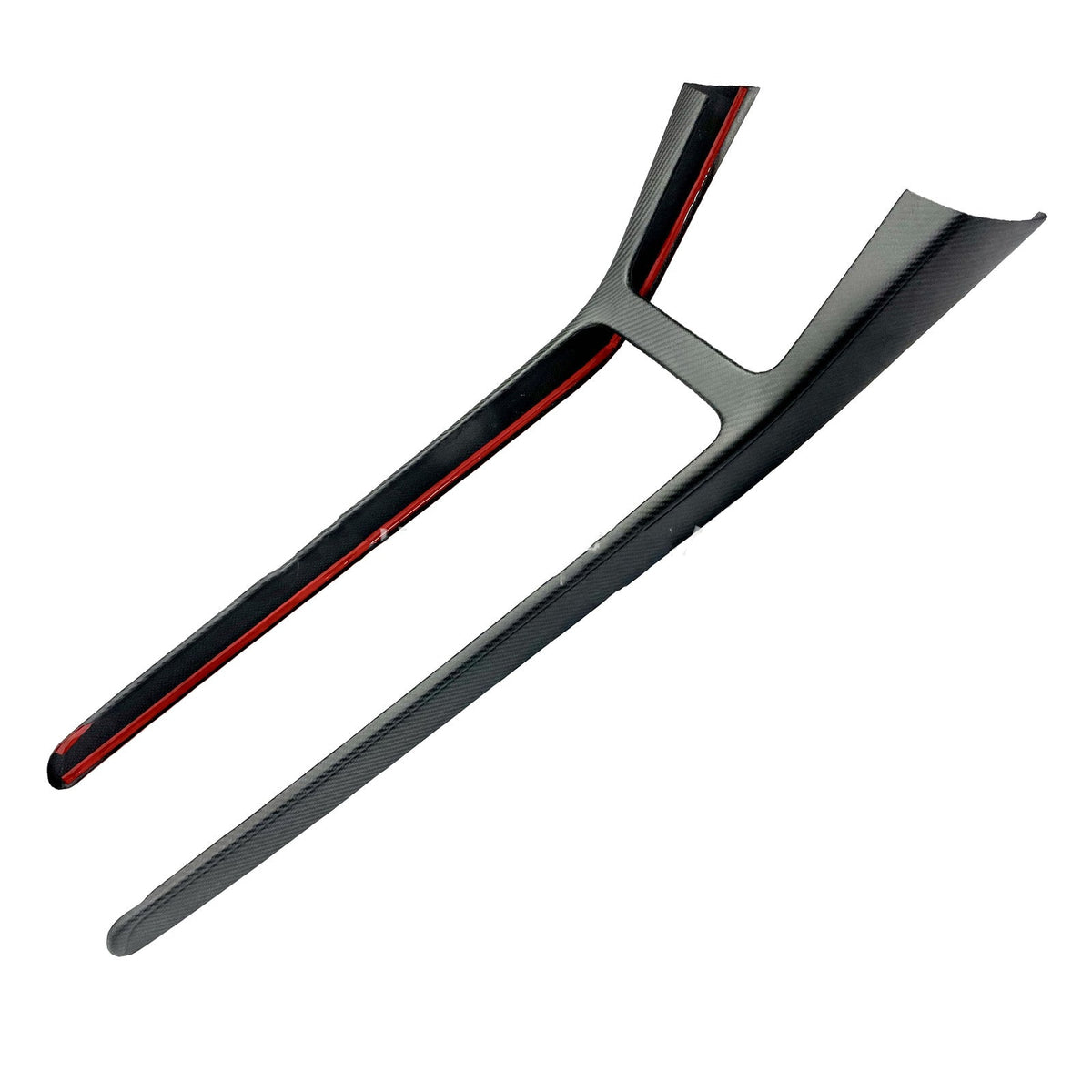 Real Dry Carbon Fiber Center Console Trim Panel for Model Y 2021-2025.03