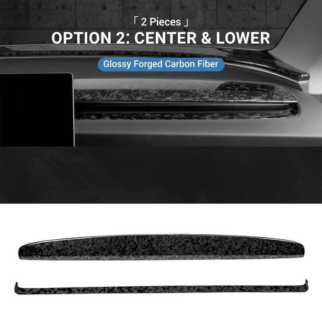 Sikunuo Real Dry Carbon Fiber Dashboard Cover Overlay for Model 3 Highland / Model Y Juniper