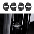 Real Dry Carbon Fiber Door Lock Cover for Tesla Model 3 & Model Y & Model YL