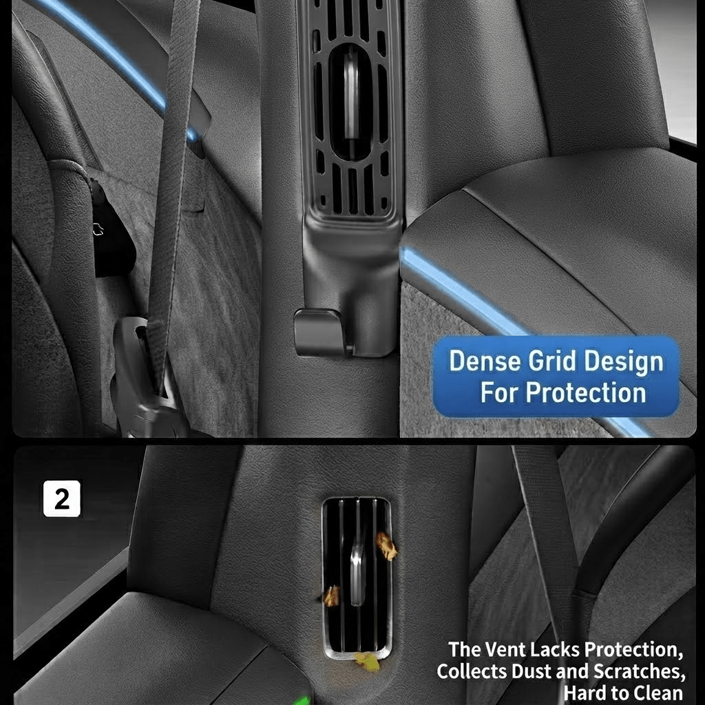 Rear Air Vent Hook for Model YL 6-Seater (2PCS) | Bag Hanger & Tool-Free Install