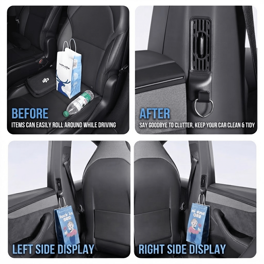 Rear Air Vent Hook for Model YL 6-Seater (2PCS) | Bag Hanger & Tool-Free Install