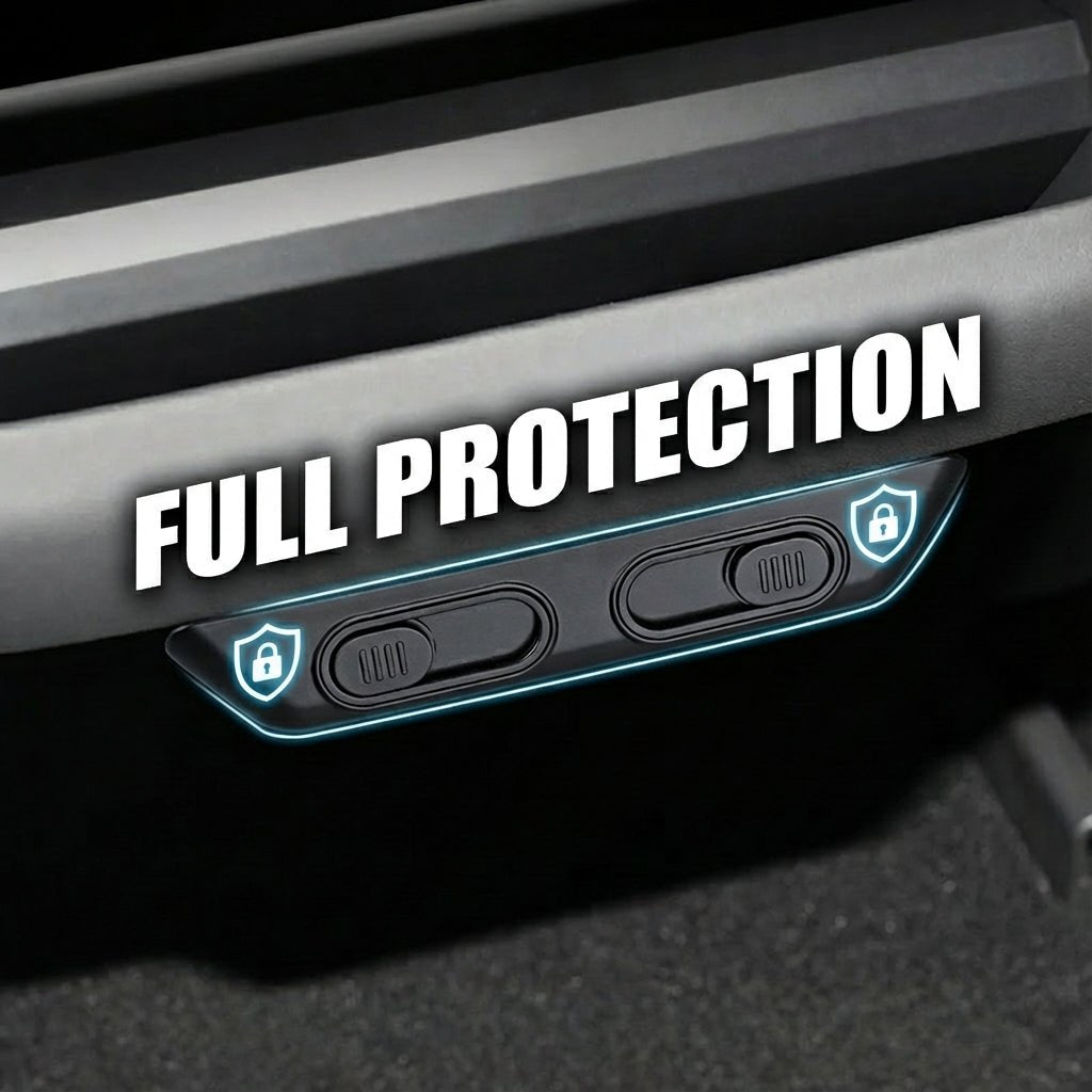 Rear USB Charging Port Sliding Protector for Model Y Juniper & Model 3 Highland