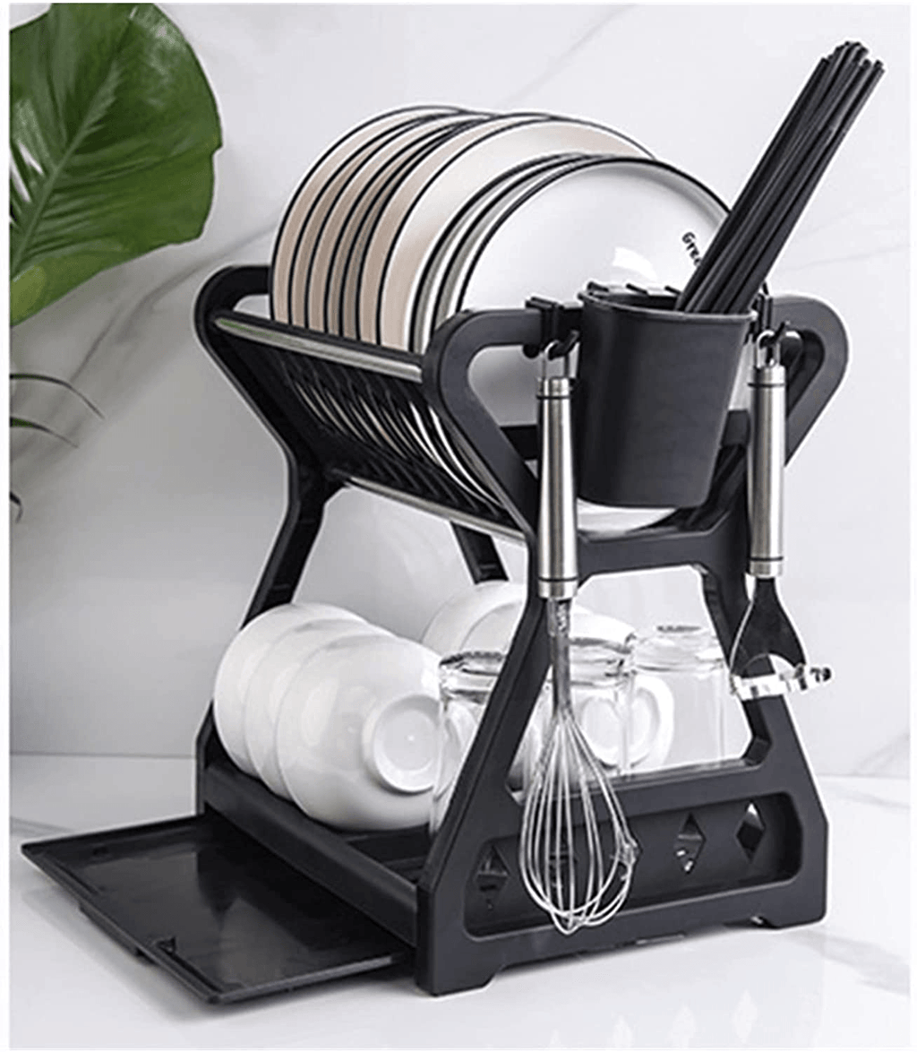 Sikunuo | Double-layer Multifunctional Countertop Sink Dish Drying Rack