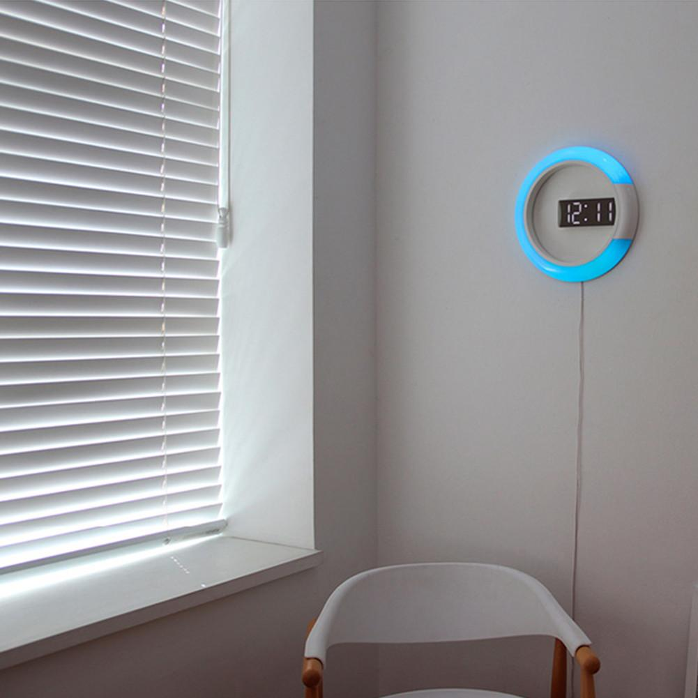 Sikunuo | LED Ring Lamp Wall Clock