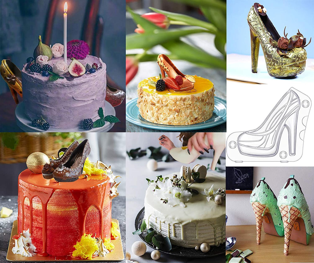 Sikunuo | 3D High Heel Shoe Chocolate Mold