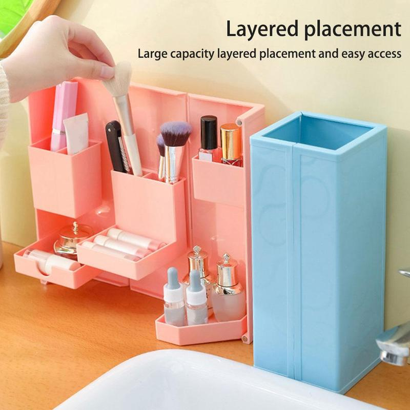Sikunuo | Foldable Stationary Makeup Storage Box