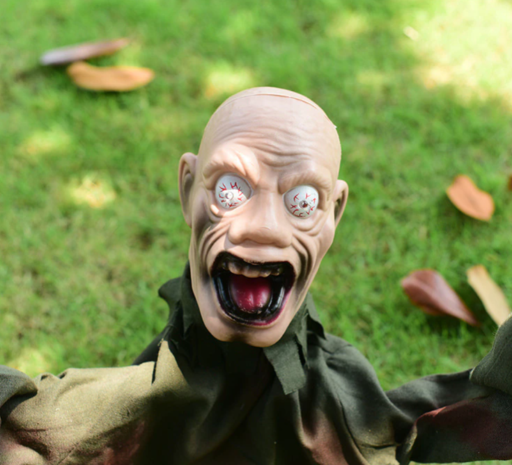 Sikunuo | Scary Screaming Zombie Garden Halloween Decoration
