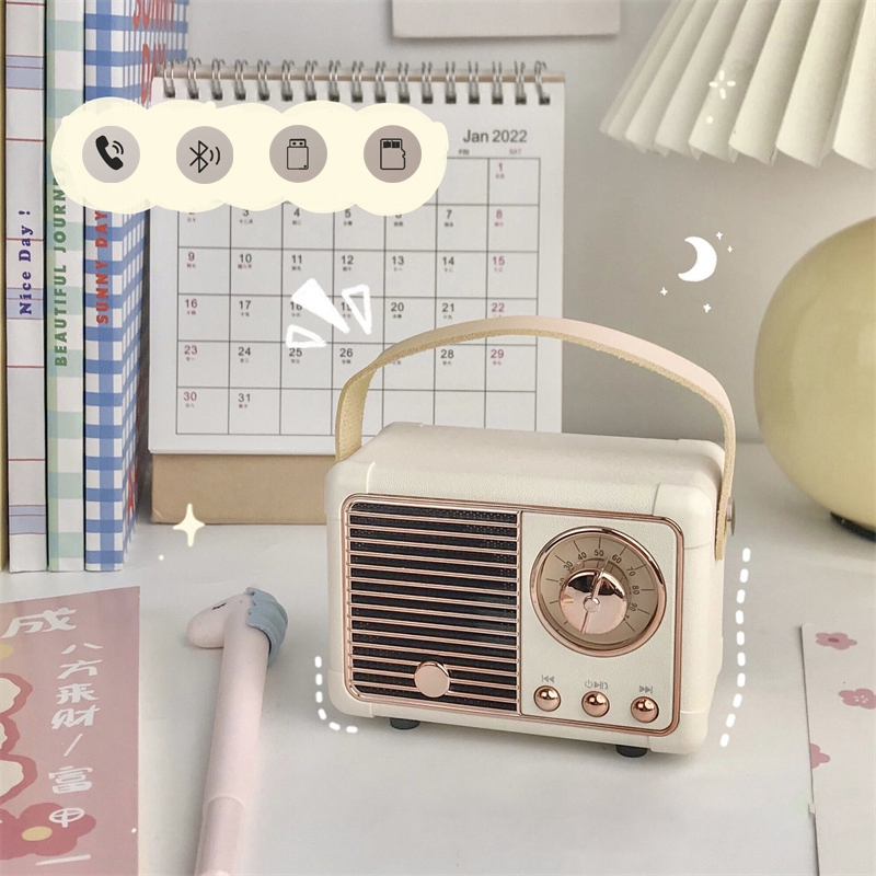 Sikunuo | Mini Retro Radio Bluetooth Speaker