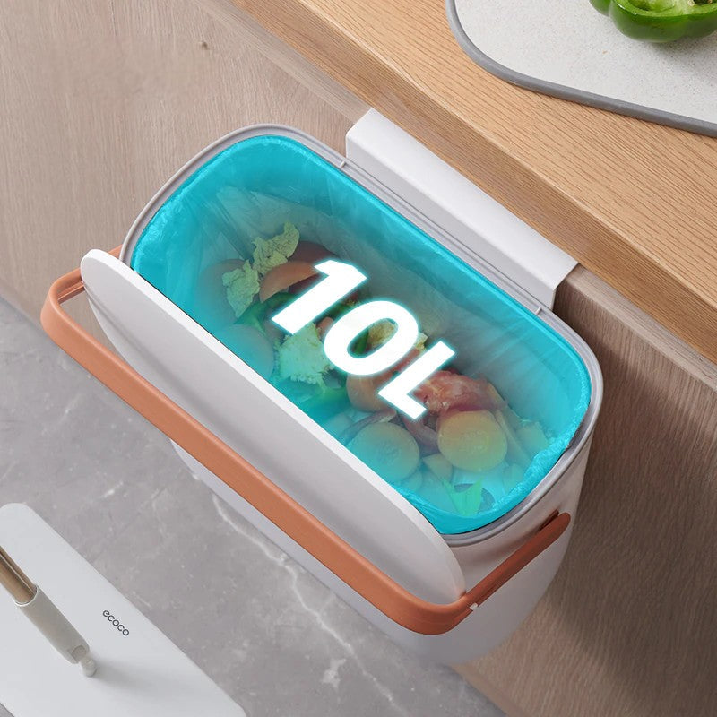 Sikunuo | Wall-Mounted Modern Large Kitchen Trash Can