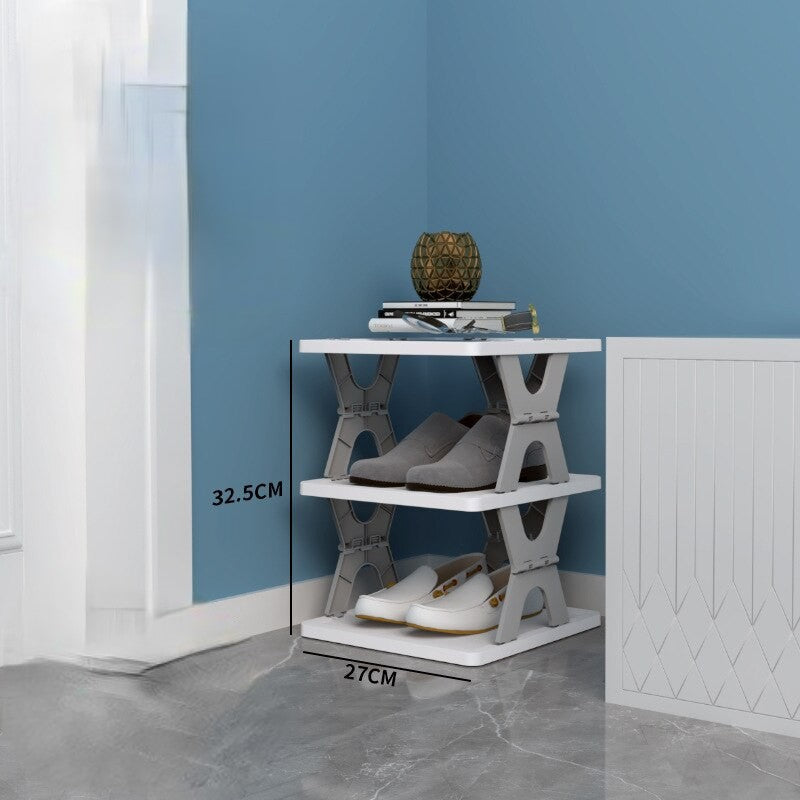 Sikunuo | Space Saving Foldable Stackable Shoe Storage Rack