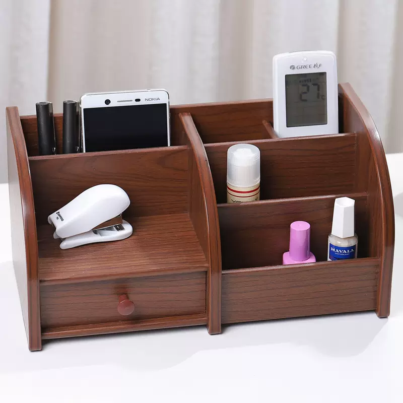 Sikunuo | On Point Wood Desktop Organizer