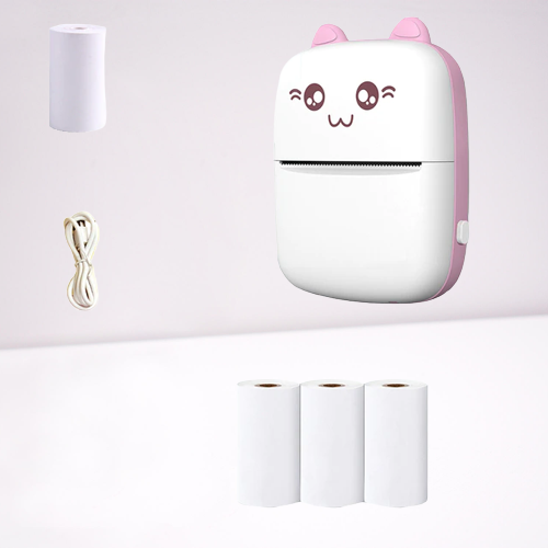 Sikunuo | Mini Cat Thermal Bluetooth Label Printer