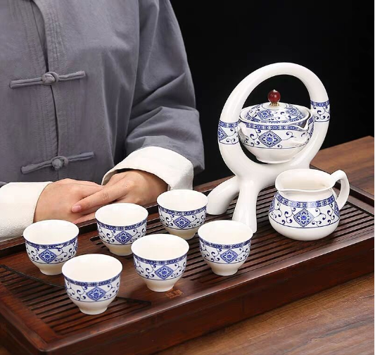 Sikunuo | Ceramic Charm Far East Style Semi-Automatic Teapot