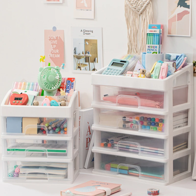 Sikunuo | Tidy Tower Desk Organizer Storage Box
