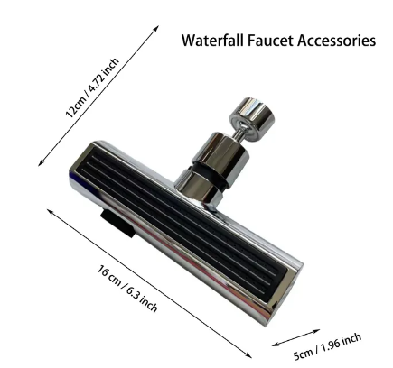 Sikunuo | Universal Rotating Waterfall Sink Faucet Extension