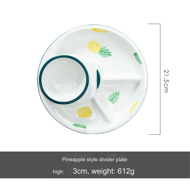 Sikunuo | Breakfast Combo Nordic Ceramic Plate
