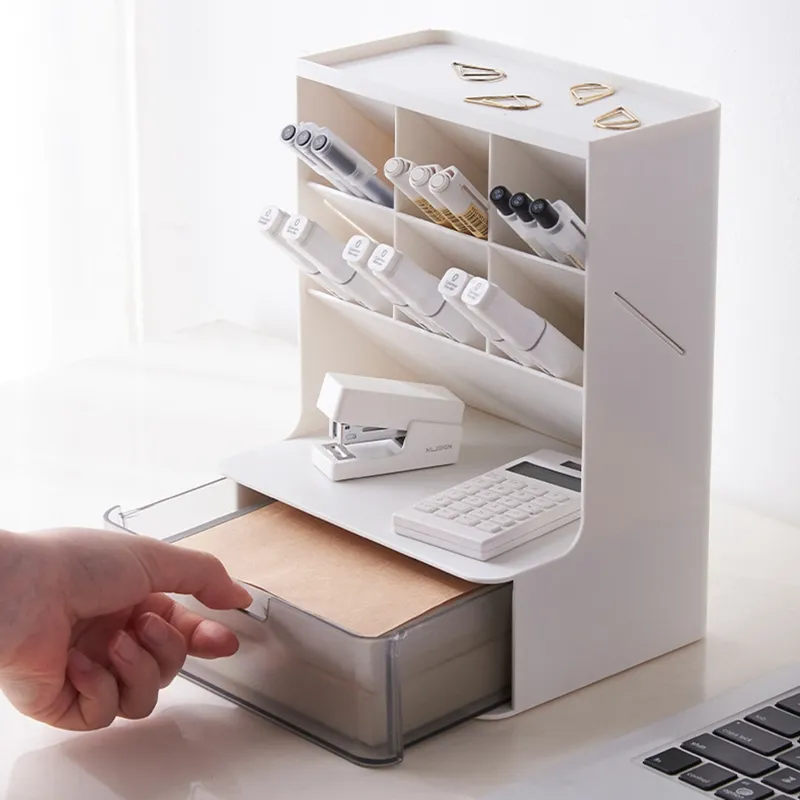 Sikunuo | Clean Tower Tidy Multifunctional Desktop Organizer