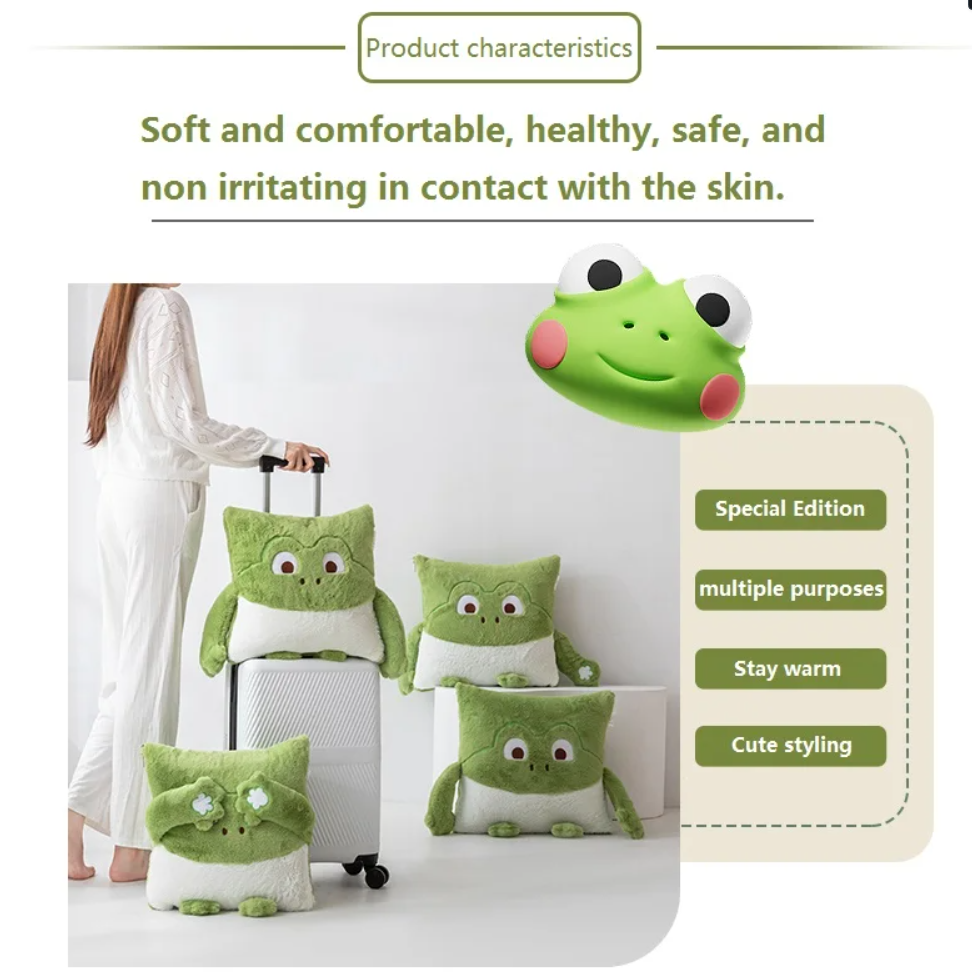 Sikunuo | Cozy Dreams Mini Monster Quilted Pillow Blanket