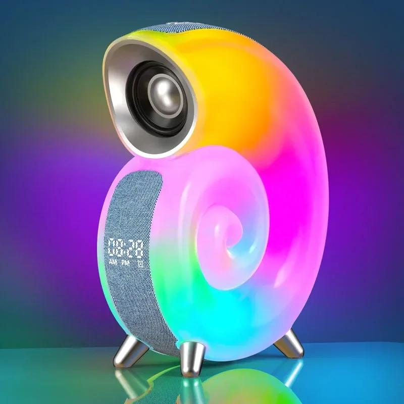 Sikunuo | Colorful Sea Shell LED Bluetooth Smart Speaker