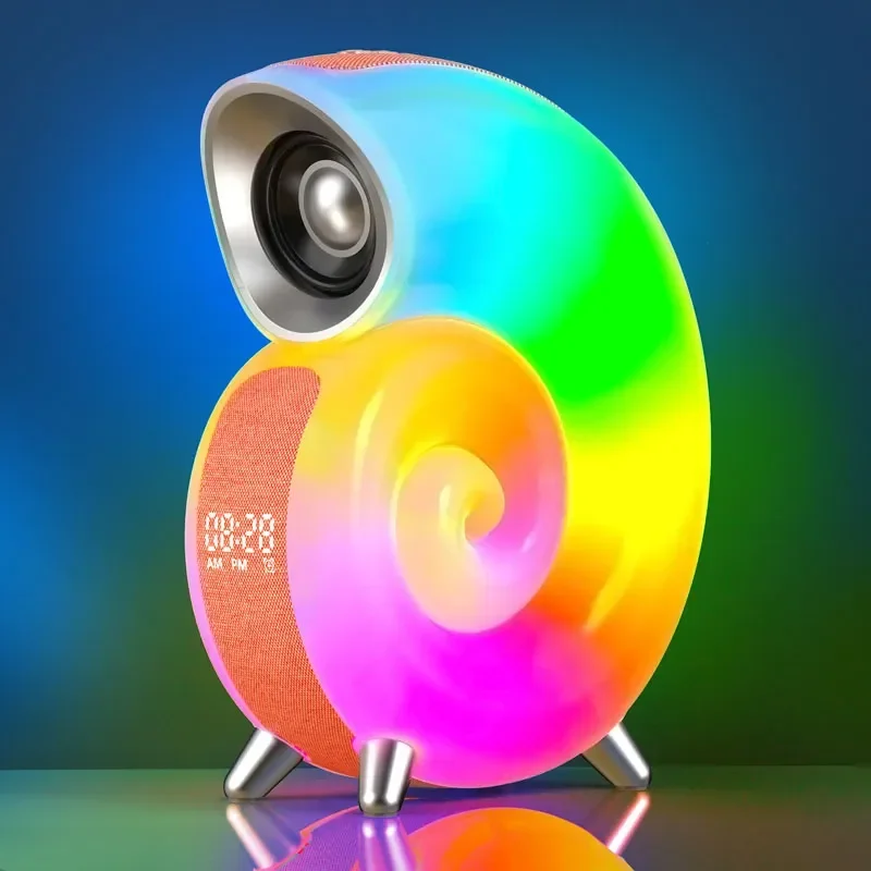 Sikunuo | Colorful Sea Shell LED Bluetooth Smart Speaker