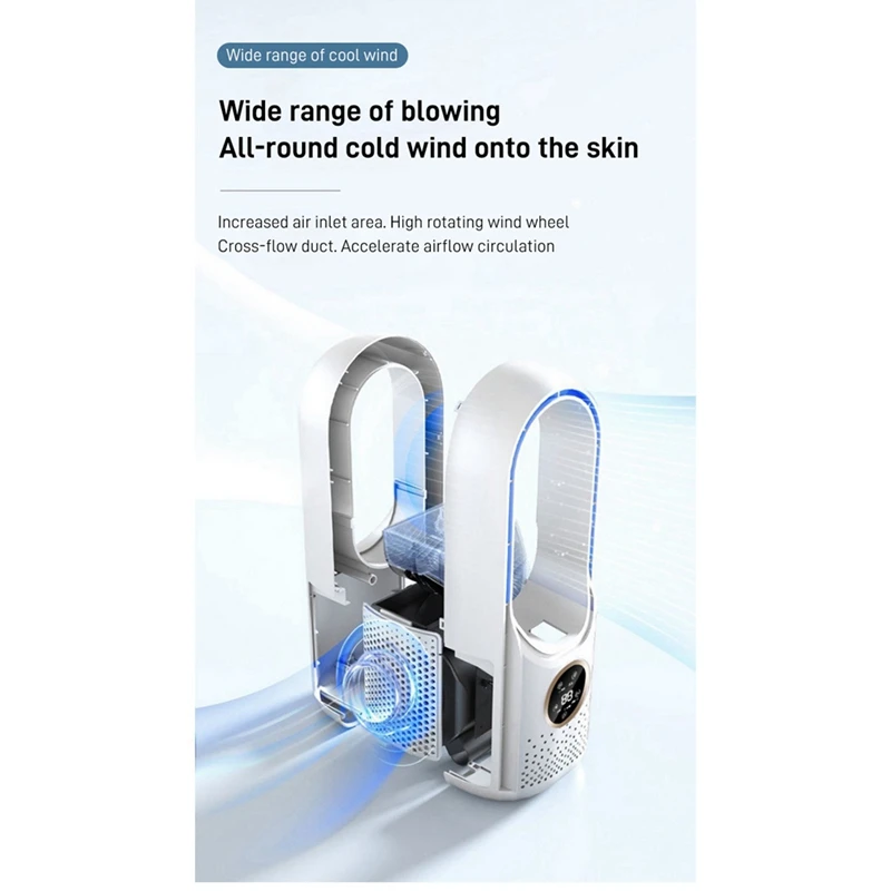 Sikunuo | Bladeless Fan Portable Mini Air Conditioner