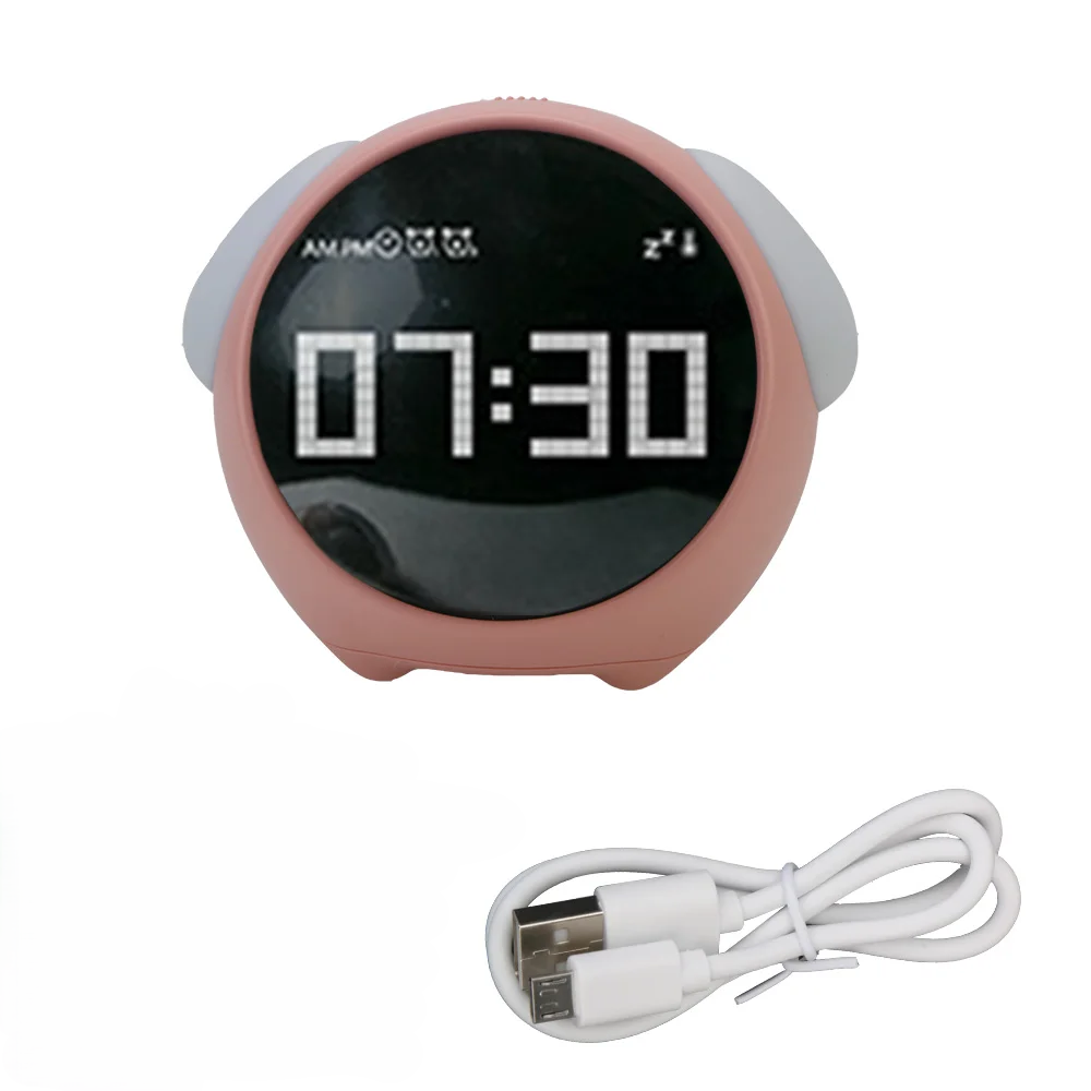Sikunuo | Cute Expression Night Light Alarm Clock