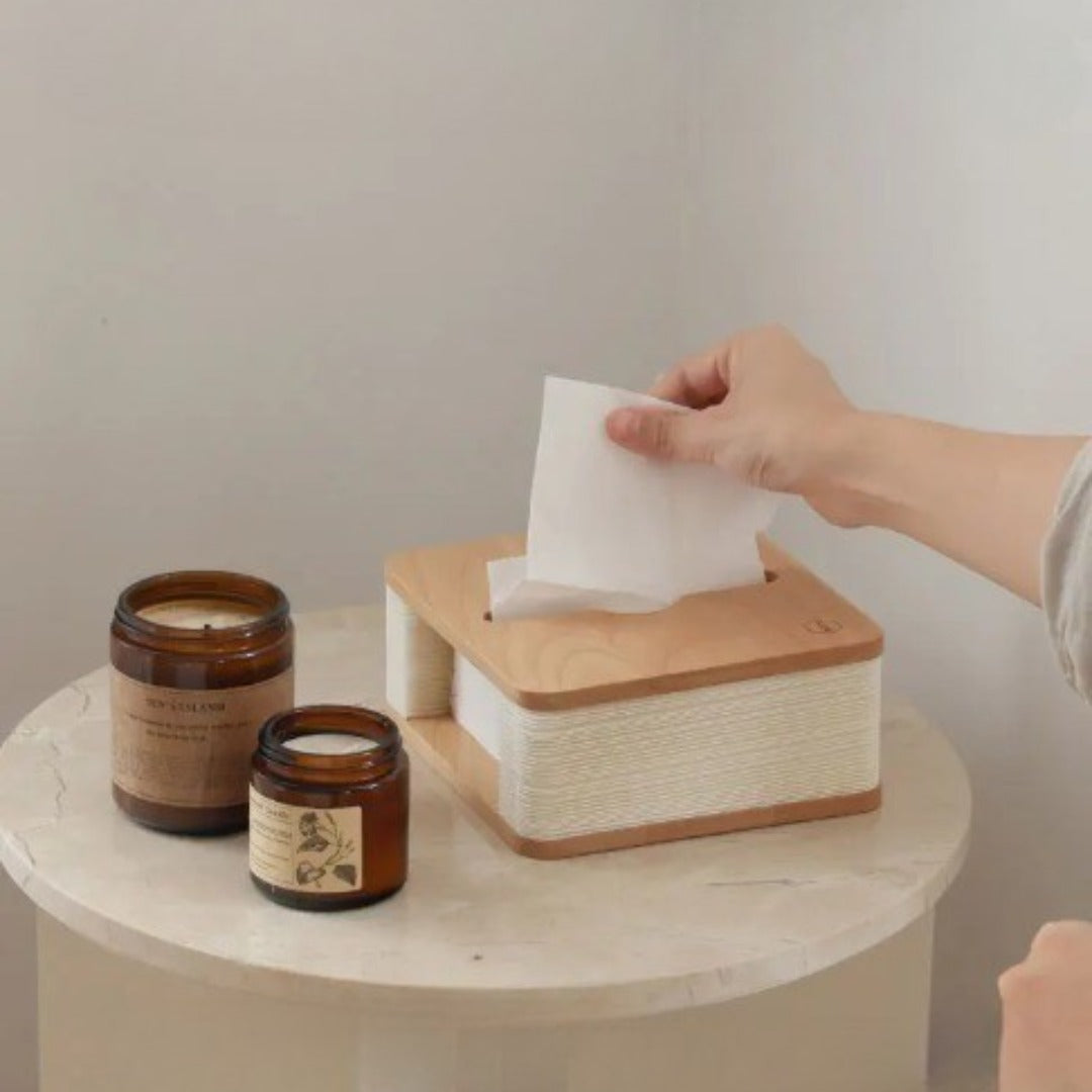 Sikunuo | Accordion Paper Retractable Nordic Tissue Box