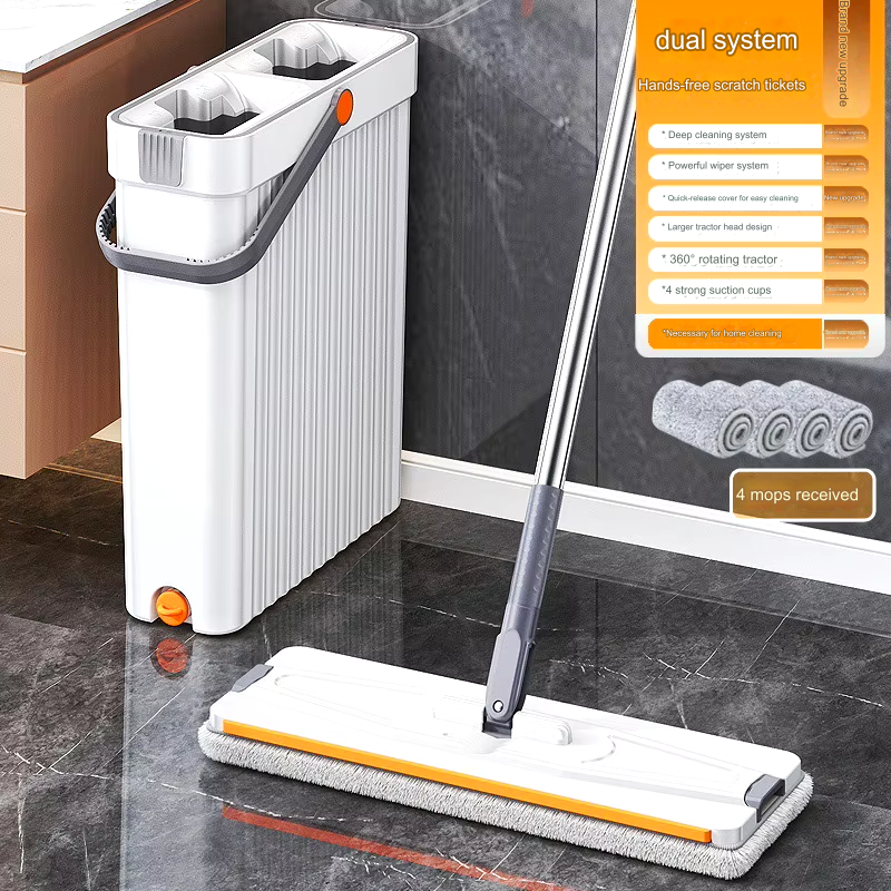 Sikunuo | Household Ultra Thin Self-Wringing Magic Mop