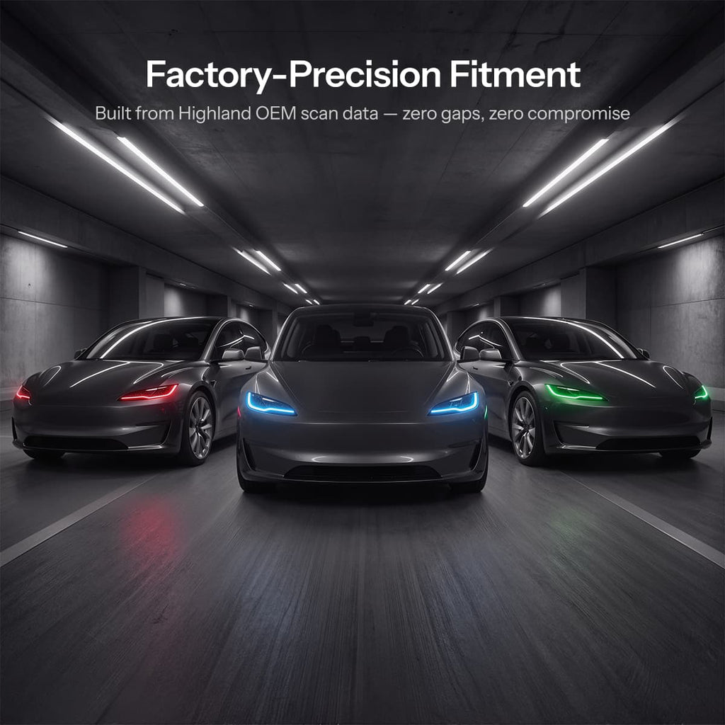 RGB DRL Module Upgrade Kit for Model 3 Highland丨OEM Ambient Sync