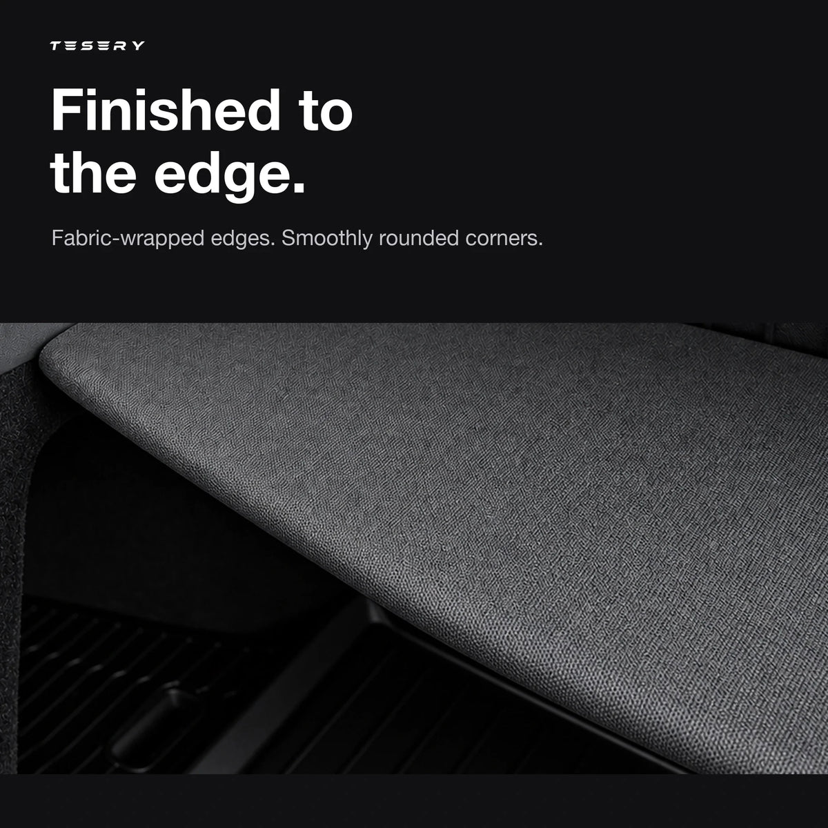 Rigid Trunk Cargo Cover for Tesla Model YL 6-Seater 2026+