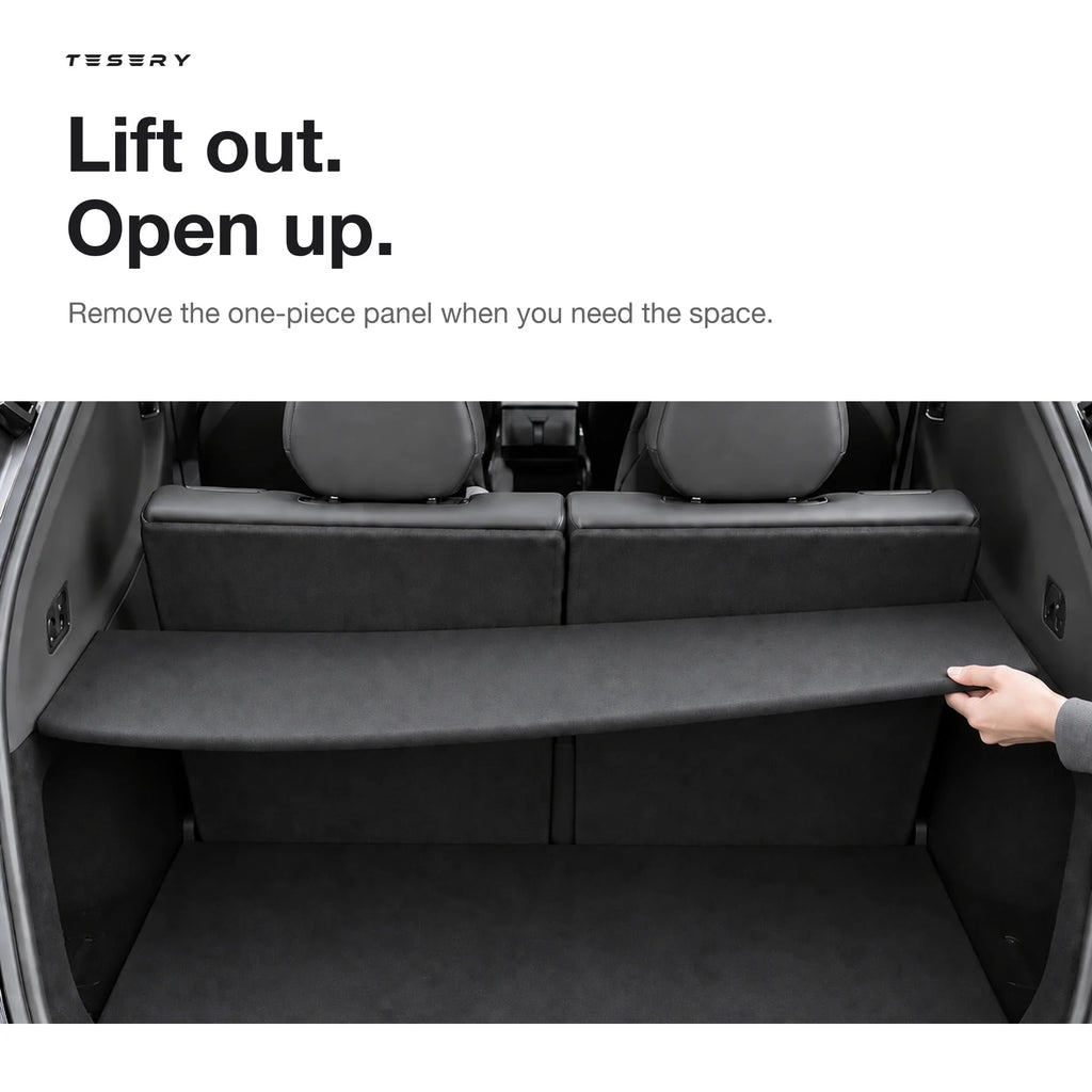 Rigid Trunk Cargo Cover for Tesla Model YL 6-Seater 2026+