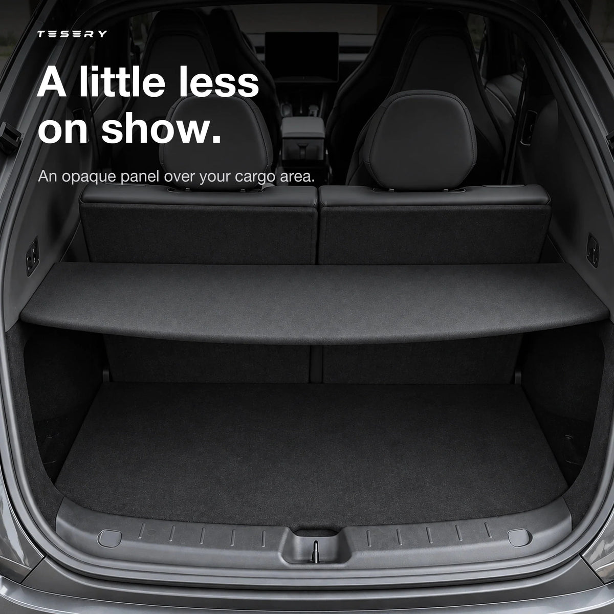 Rigid Trunk Cargo Cover for Tesla Model YL 6-Seater 2026+