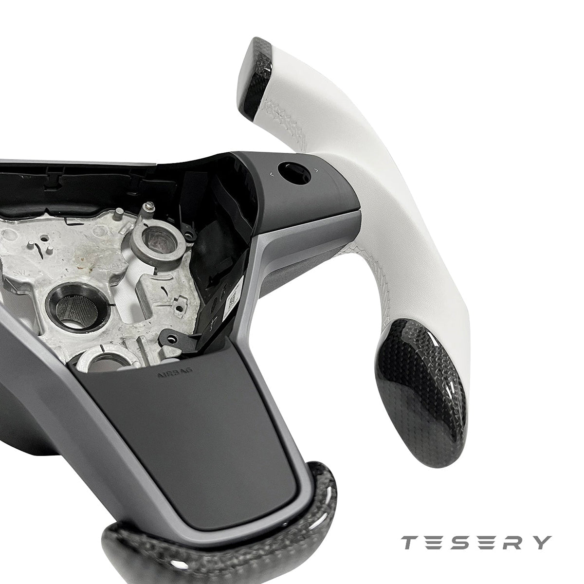 Sikunuo Roadster Steering Wheel for Tesla Model 3 / Y【Airplane wheel】