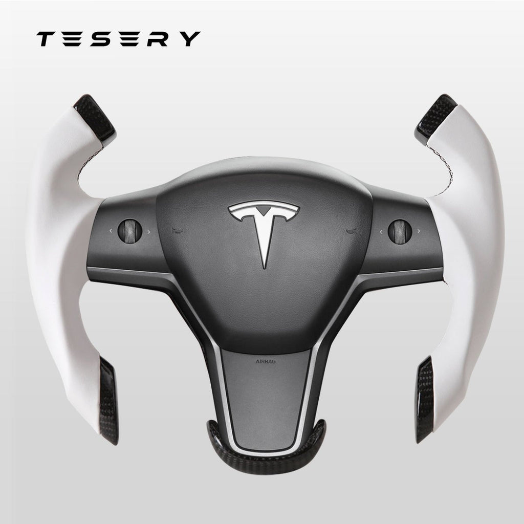Sikunuo Roadster Steering Wheel for Tesla Model 3 / Y【Airplane wheel】